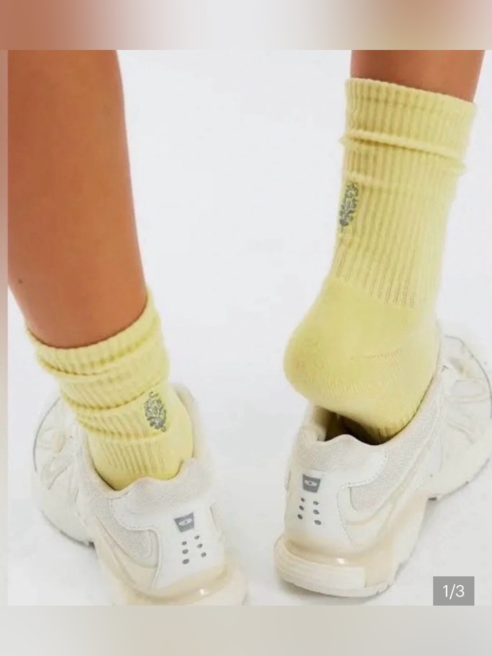 Free People Bringing Buti Back Tube Socks. NWT. Yellow
